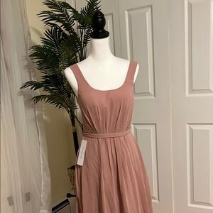 Azazie, dusty rose, Hunter dress, size 4